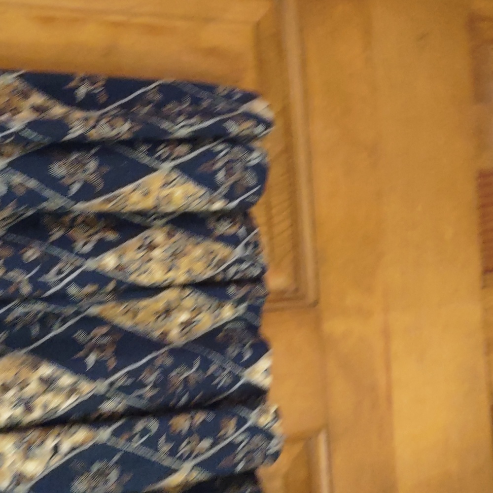 3 Piece Ashley By 26 International  and Gold And Blue Skirt, Blouse, And Sweater - Picture 9 of 11